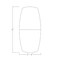 Skutchi Designs 45 in W, 96 in L, 29 in H, Engineered Wood Top, White HAR-ABOT-46X92-DOU-ELEC-XD09 - alternate 4